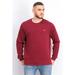 Levi's Shirts | Levi's Men's Bailey Logo Crew-Neck Sweatshirt Dark Red Size Xx Large | Color: Red | Size: Xxl