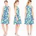 J. Crew Dresses | J. Crew Floral Dress | Color: Blue/Green | Size: 2