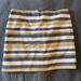 J. Crew Skirts | J Crew Gold Metallic And Blue Skirt - Size 2 | Color: Blue/Gold | Size: 2