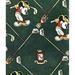 Disney Accessories | Mickey & Co. Men's Necktie. Mickey Mouse Golfing. Clubs. Green. Silk. | Color: Green | Size: Os