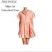 Free People Dresses | Free People Melon Cat Embroidered Tiered Casual Mini Dress Size Sp | Color: Red | Size: Sp | Peachy