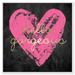 Oliver Gal Gorgeous Salute Hot Pink - Textual Art on Canvas Canvas, Wood in Brown | 12 H x 12 W x 2 D in | Wayfair 17786_12x12_CANV_WFL