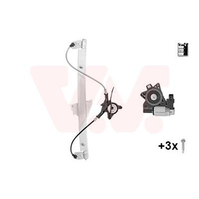 VAN WEZEL Fensterheber vorne rechts mit Elektromotor für MAZDA G22C5858XF G22C-58-58XF BP4K-58-590A 2734266