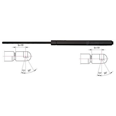 METZGER Gasfeder, Koffer-/Laderaum 560N für VW 867827550C 2110086 Image