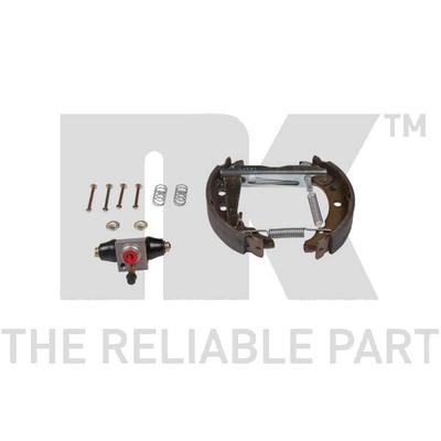 NK Bremsbackensatz hinten rechts links vormontiert für AUDI VW 444734002
