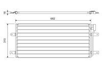 VALEO Kondensator, Klimaanlage 814029 für VW 701820413K 7D0820413B 7D0820413A Image