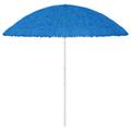 vidaXL Hawaii Beach Umbrella Blue 300 cm