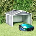 vidaXL Garden Robot Lawnmower Shed 92x97x63 cm Galvanised Steel Grey