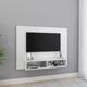 vidaXL Wall TV Cabinet High Gloss White 120x23.5x90 cm Engineered Wood