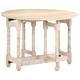 vidaXL Dining Table Round 110x76 cm Solid Mango Wood