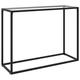 vidaXL Console Table Transparent 100x35x75 cm Tempered Glass