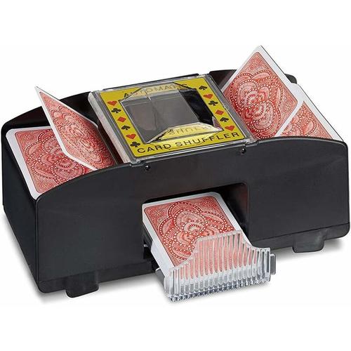 Elektrischer Kartenmischer, Mischer, elektrisches Kartenmischspiel, automatischer Mischer für