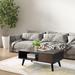 42inch Industrial Rectangle Coffee Table with Storage Shelf Living Room Front Sofa Apartment Cabin - 42" W x 21" D x 17" H