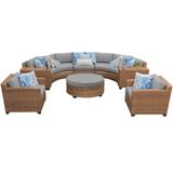 Laguna 8 Piece Outdoor Wicker Patio Furniture Set 08e