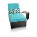 Belle Chaise Outdoor Wicker Patio Furniture With Side Table