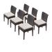 6 Barbados Armless Dining Chairs