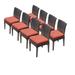 8 Barbados Armless Dining Chairs