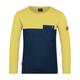 TROLLKIDS - Langarmshirt Bergen Kids In Navy/Hazy Yellow, Gr.110