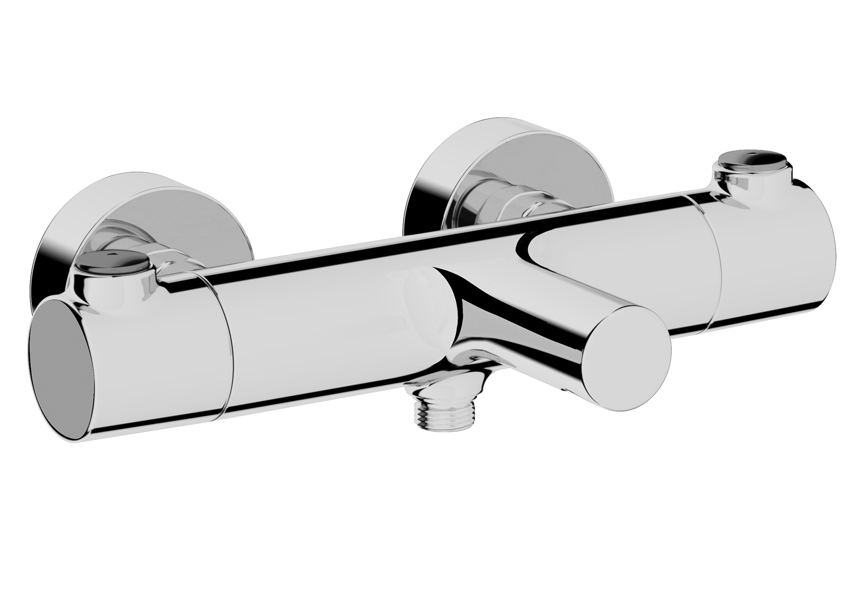 Mitigeur bain-douche thermostatique AQUAHEAT design rond C3 VITRA A47157EKM