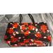 Victoria's Secret Bags | Floral Victoria Secret Tote Bag | Color: Black/Red | Size: Os