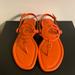 Coach Shoes | Coach Jeri Thong Sandals | Color: Orange | Size: 6.5