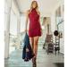 Free People Dresses | Free People Harper High Neck Lace Slip Dress | Color: Red | Size: M