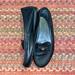 Coach Shoes | Coach Black Leather Basic Driving Shoes Flats Slip Ons Loafers | Color: Black/Silver | Size: 9