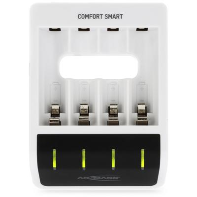 Ansmann Comfort Smart Charger for Rechargeable AA/AAA Batteries