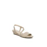 Women's Yasmine Wedge Sandal by LifeStride in Tender Taupe (Size 9 1/2 M)