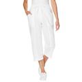 Plus Size Women's Boardwalk Capri by Woman Within in White (Size 14 W)