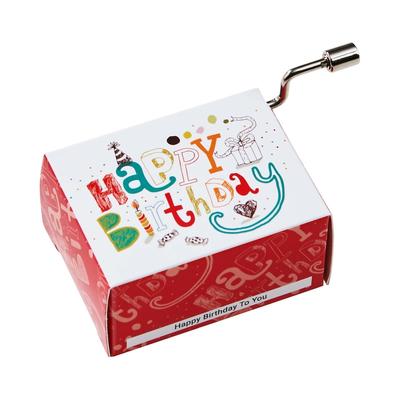 BUTLERS - SING A SONG Spieluhr Happy Birthday klassisch Dekoration 1 ct