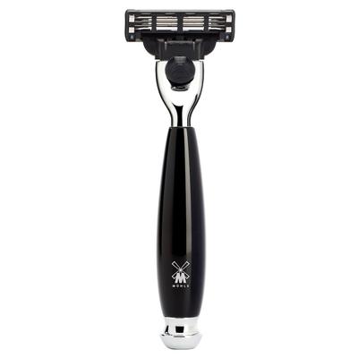 Mühle VIVO 3-Klingen-Rasierer, Gillette® Mach3® Griffmaterial Edelharz schwarz Herren Image
