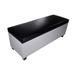 Winston Porter Kenley 36 Pair Shoe Storage Bench Solid Wood/Fabric in White/Yellow | 20 H x 53 W x 20.5 D in | Wayfair