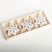 The Twillery Co.® Set Of 6 Patterned Metal Snowflake Ornaments Metal in White | 10 H x 4 W x 1 D in | Wayfair ED2FED2755534B01BD932EA29BE4EA10