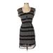 Old Navy Casual Dress Scoop Neck Sleeveless: Black Print Dresses - Women's Size X-Small