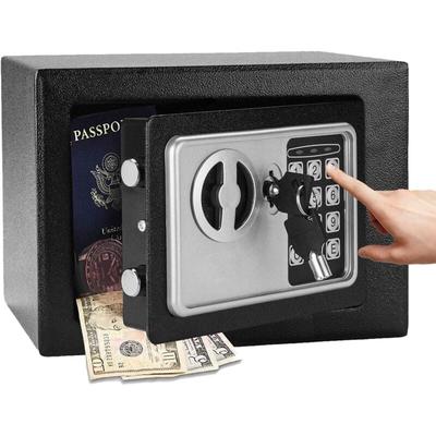 Dayplus - Tresor Möbeltresor Doppelbartschloss Eisenstahl Safe mit elektronischem Zahlenschloss und Image