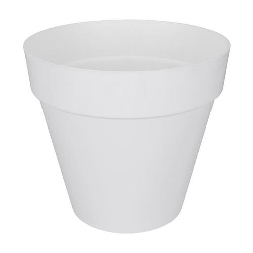 Elho - Pflanztopf Loft Urban weiß ø 25 cm Kunststofftöpfe