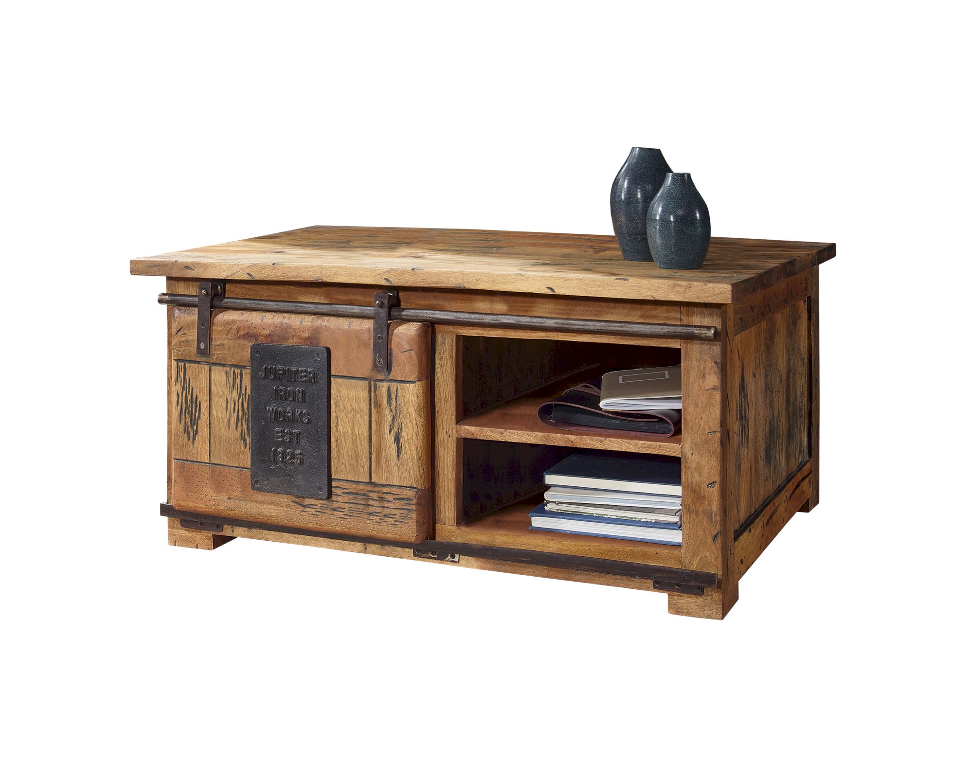 3S Frankenmöbel »Cosma« Massivholz Couchtisch III WZ-0480 / 70x45x110 cm Image