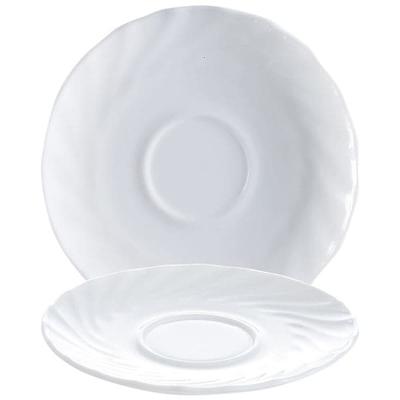 Arcoroc 6er-Pack Untertasse »Trianon White« 14,5 cm weiß, 14.2x1.5x14.2 cm