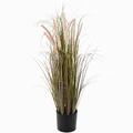 Hollyone 70CM Artificial Plant Pink Foxtail Pampas Grass, Plastic Plants Grass Tall Fake Plant, Large Decorative Faux Plants for Indoor Outdoor Home, Living Room, Office Decoration