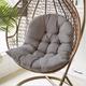 Egg Chair Cushion Hammock Chair Cushion Replacemen Detachable Hanging Egg Rattan Chair Pad- Thicken Washable Hanging Egg Hammock Chair Pads Round Hanging Chair Cushion Swing Seat Cushion- Available in