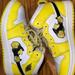 Nike Shoes | Nike Air Jordan 1 Mid Se Ps 'Rose Patch' Av5173-700 Little Kids Size 1y | Color: Yellow | Size: 1y