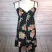 American Eagle Outfitters Dresses | American Eagle Outfitters 4 Black Floral Dress | Color: Black | Size: 4