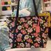 Kate Spade Bags | Kate Spade Road Trip Floral Large Tote Bag Blue Multi | Color: Black/Pink | Size: Large