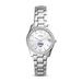 Women's Fossil Silver SMU Mustangs Scarlette Mini Three-Hand Date Watch