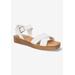 Women's Car-Italy Sandal by Bella Vita in White Leather (Size 12 M)