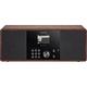 Telestar DIRA S 24 CD - DAB+ Digitalradio mit CD-Player (Stereo Radio, UKW/DAB/DAB+, CD Player, Bluetooth 5.1, USB Recording & Mediaplayer, DSP Sound) Holzoptik, Braun