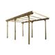 Chalet&jardin - Carport en bois sans couverture - delahaye - Bois naturel