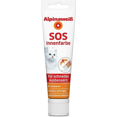 Weiss sos Innenfarbe, 100ml - Alpina