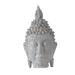 A&B Home 8-inch Gray Meditating Buddha Head Sculpture